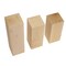 Basswood Carving & Whittlers Blocks, 3 Pieces Per Bag, Bulk 6-Pack